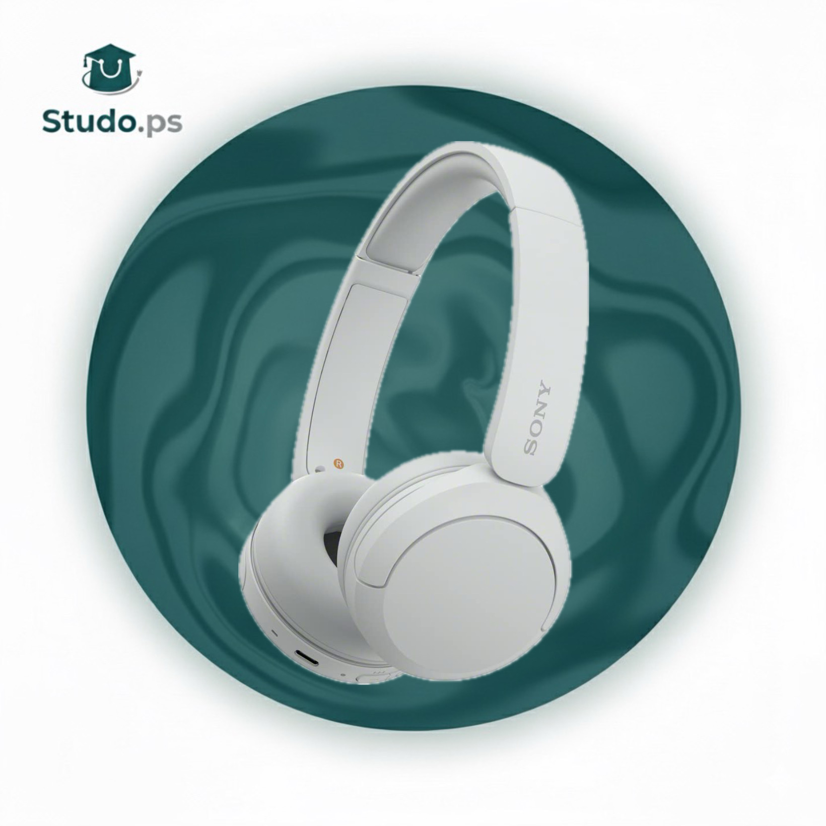 Sony WH-CH520 Wireless On-Ear Headphones - White