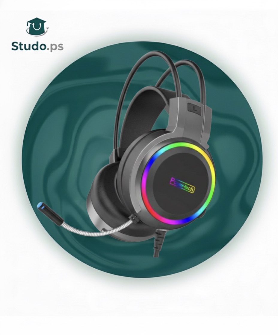 Power Teck RGB Auricular Gaming HS35 Black