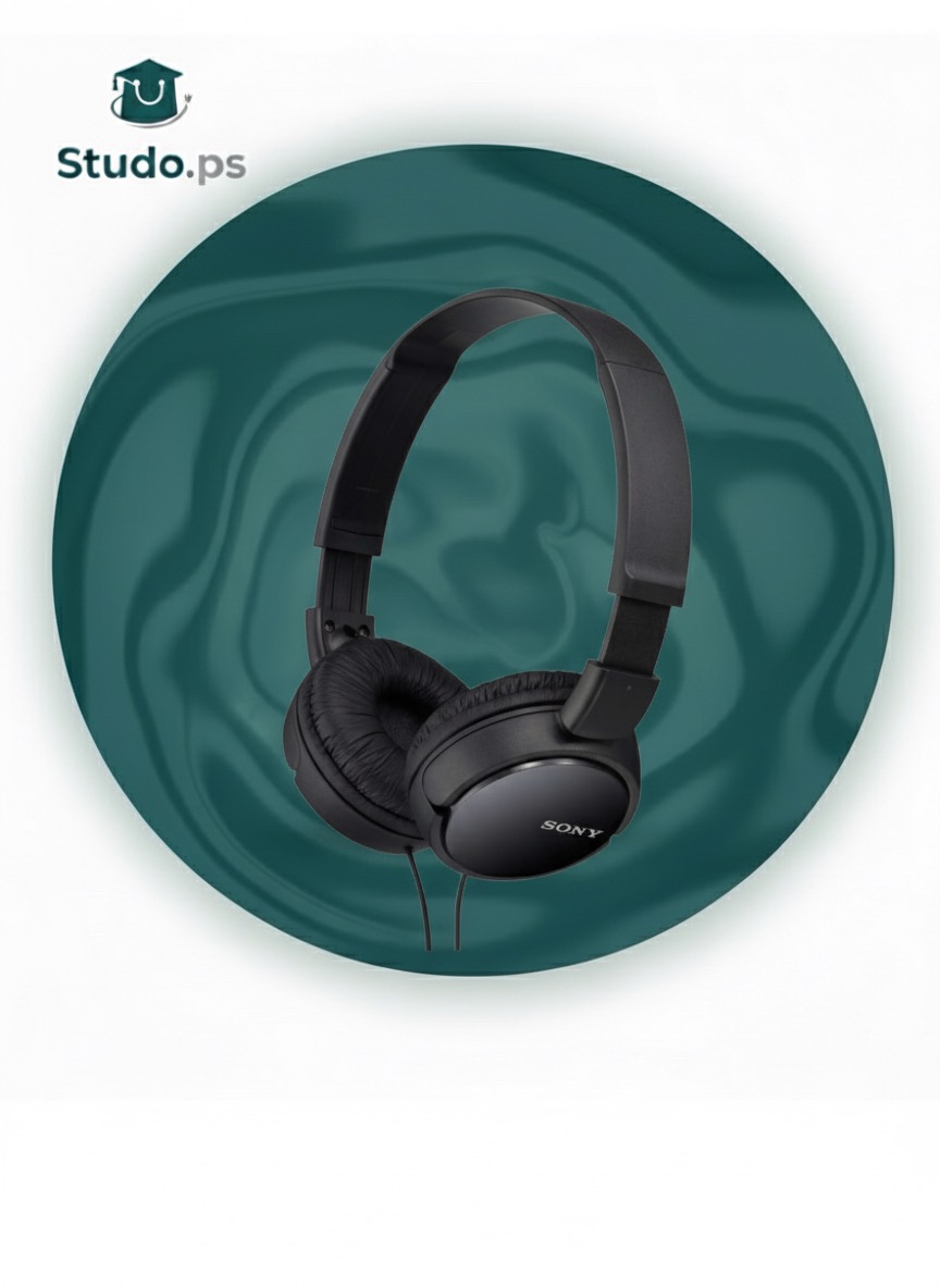 Sony Wired On-Ear Headphones MDR-ZX110/B Black